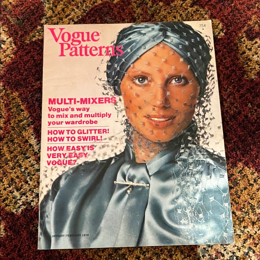 Vogue Pattern Book Jan/feb 1974 Softcover
